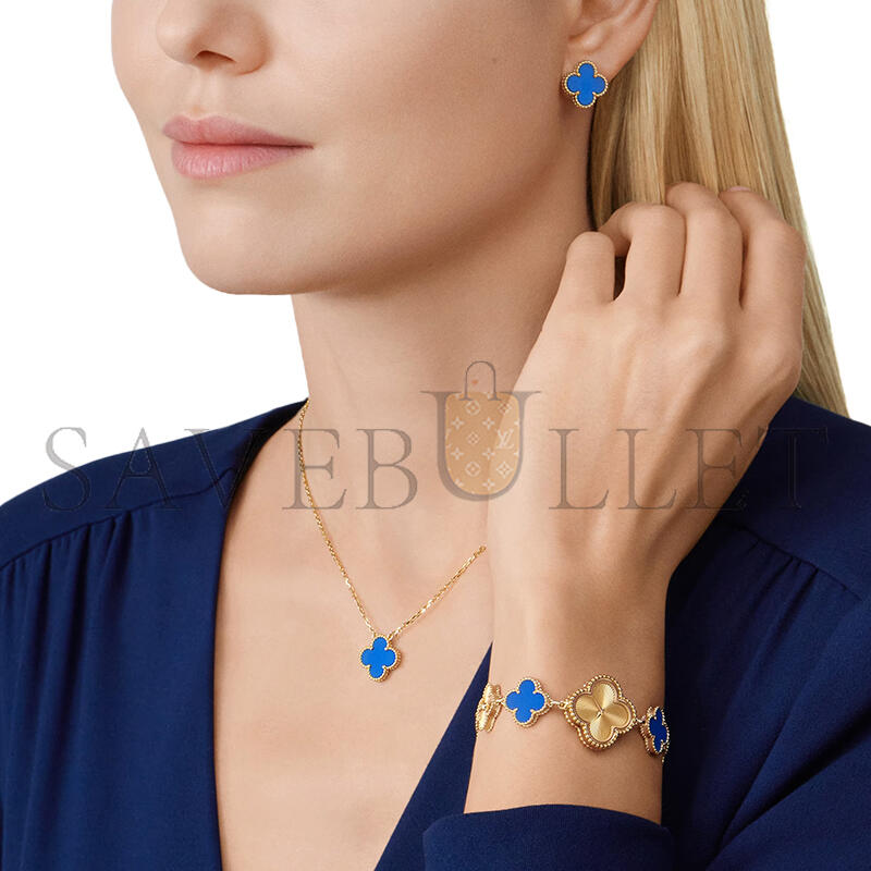 V*n Cl**f arpels vintage alhambra earrings yellow gold vcarp9sz00